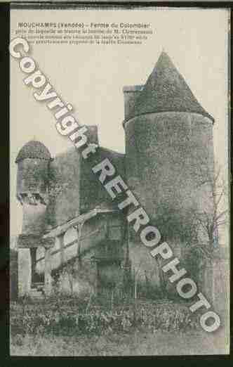 Ville de MOUCHAMPS Carte postale ancienne