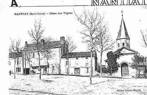 Ville de NANTIAT Carte postale ancienne