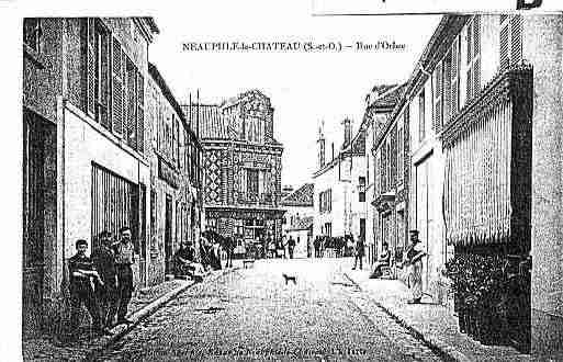 Ville de NEAUPHLELECHATEAU Carte postale ancienne