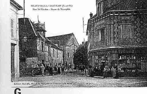Ville de NEAUPHLELECHATEAU Carte postale ancienne Ville de NEAUPHLELECHATEAU Carte postale ancienne