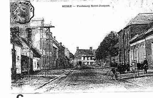 Ville de NESLE Carte postale ancienne