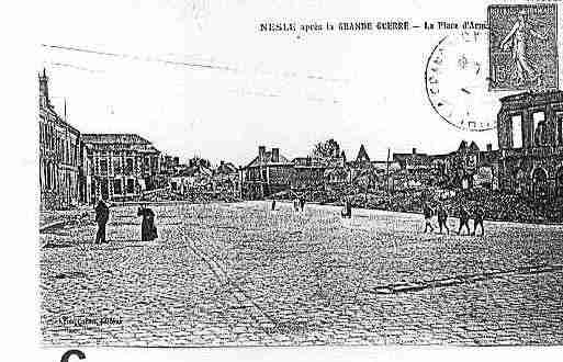 Ville de NESLE Carte postale ancienne