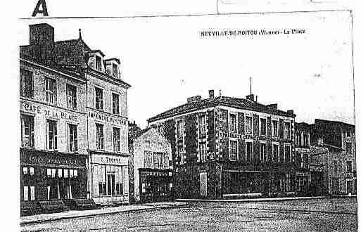 Ville de NEUVILLEDEPOITOU Carte postale ancienne