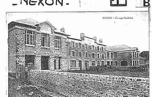 Ville de NEXON Carte postale ancienne