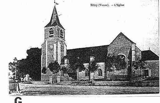 Ville de NITRY Carte postale ancienne