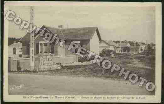 Ville de NOTREDAMEDEMONTS Carte postale ancienne Ville de NOTREDAMEDEMONTS Carte postale ancienne
