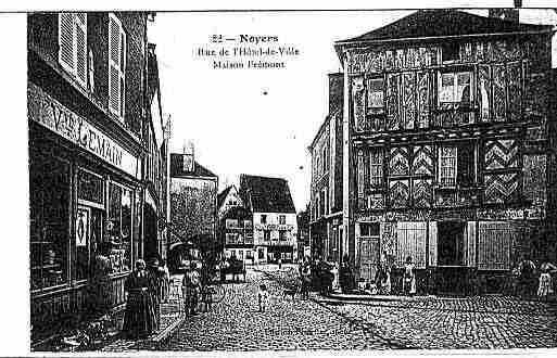 Ville de NOYERS Carte postale ancienne