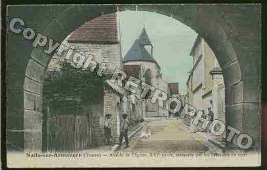 Ville de NUITSSURARMANCONETSOUSRIVIERES Carte postale ancienne