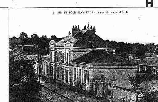 Ville de NUITSSURARMANCONETSOUSRIVIERES Carte postale ancienne