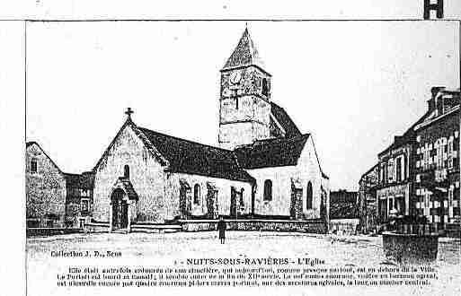 Ville de NUITSSURARMANCONETSOUSRIVIERES Carte postale ancienne