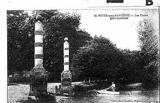 Ville de NUITSSURARMANCONETSOUSRIVIERES Carte postale ancienne