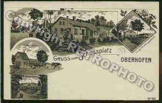 Ville de OBERHOFFENSURMODER Carte postale ancienne