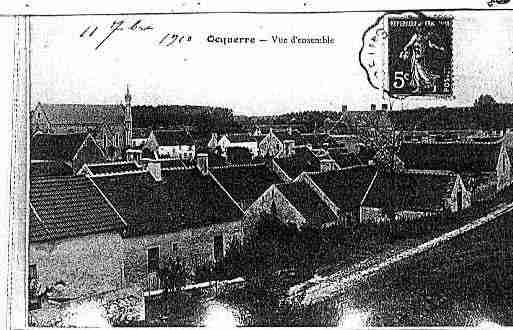 Ville de OCQUERRE Carte postale ancienne