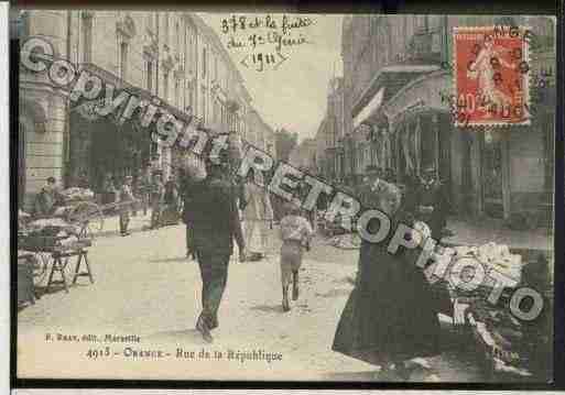 Ville de ORANGE Carte postale ancienne