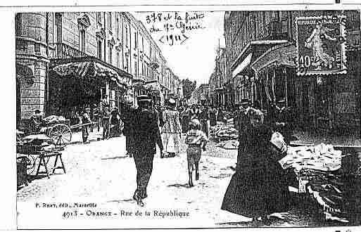 Ville de ORANGE Carte postale ancienne