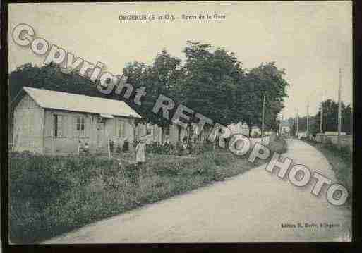 Ville de ORGERUS Carte postale ancienne