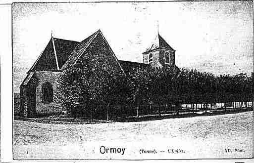 Ville de ORMOY Carte postale ancienne