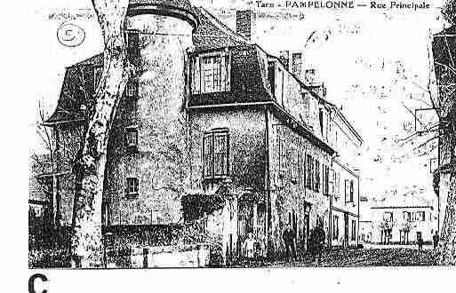 Ville de PAMPELONNE Carte postale ancienne