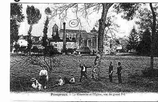 Ville de PAMPROUX Carte postale ancienne