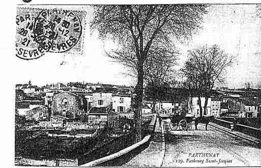Ville de PARTHENAY Carte postale ancienne