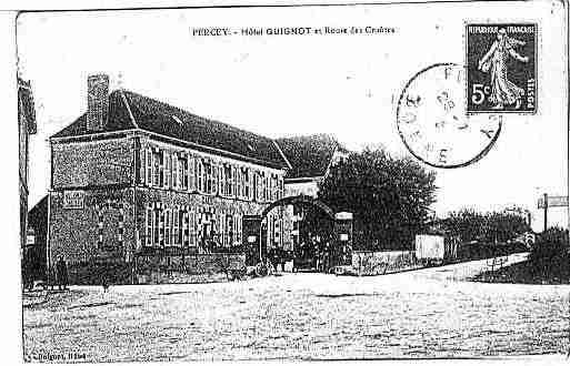 Ville de PERCEY Carte postale ancienne