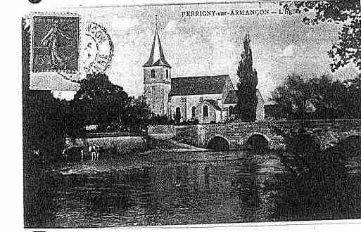 Ville de PERRIGNY Carte postale ancienne