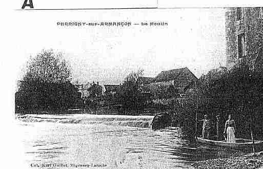 Ville de PERRIGNYSURARMANCON Carte postale ancienne Ville de PERRIGNYSURARMANCON Carte postale ancienne