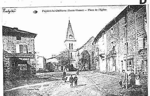 Ville de PEYRATLECHATEAU Carte postale ancienne