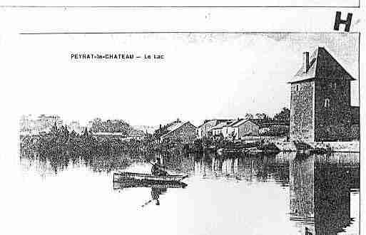 Ville de PEYRATLECHATEAU Carte postale ancienne