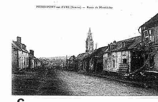 Ville de PIERREPONTSURAVRE Carte postale ancienne Ville de PIERREPONTSURAVRE Carte postale ancienne