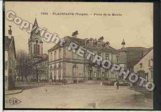 Ville de PLAINFAING Carte postale ancienne