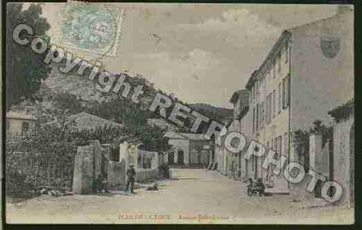 Ville de PLANDELATOUR(LE) Carte postale ancienne