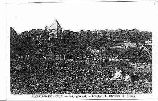Ville de PLESSISSTJEAN Carte postale ancienne Ville de PLESSISSTJEAN Carte postale ancienne