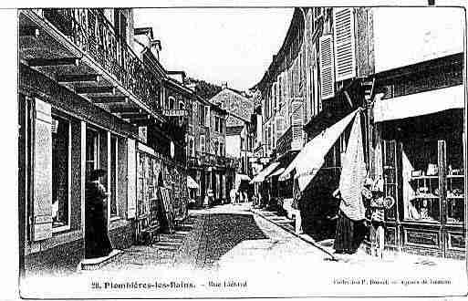 Ville de PLOMBIERES Carte postale ancienne
