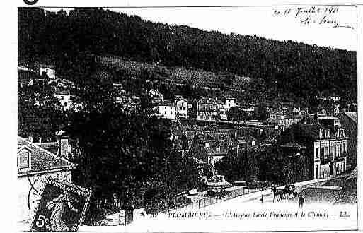 Ville de PLOMBIERES Carte postale ancienne