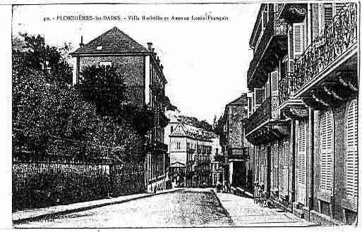 Ville de PLOMBIERES Carte postale ancienne