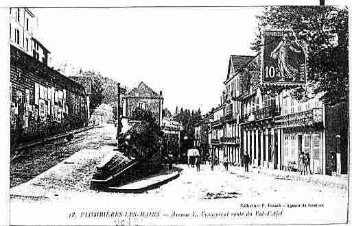 Ville de PLOMBIERES Carte postale ancienne