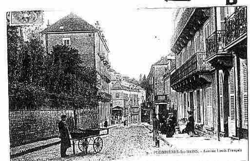 Ville de PLOMBIERES Carte postale ancienne