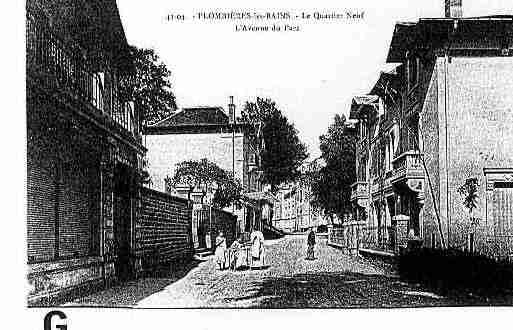 Ville de PLOMBIERES Carte postale ancienne
