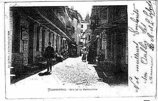 Ville de PLOMBIERES Carte postale ancienne