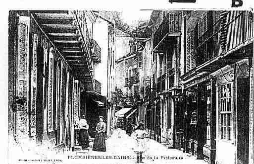 Ville de PLOMBIERES Carte postale ancienne