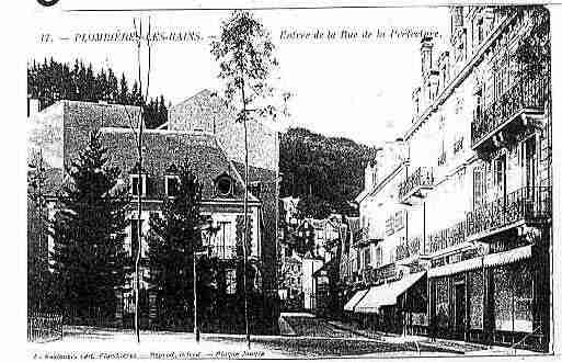 Ville de PLOMBIERES Carte postale ancienne