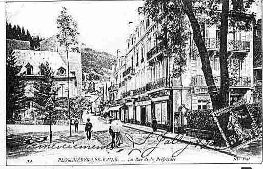 Ville de PLOMBIERES Carte postale ancienne
