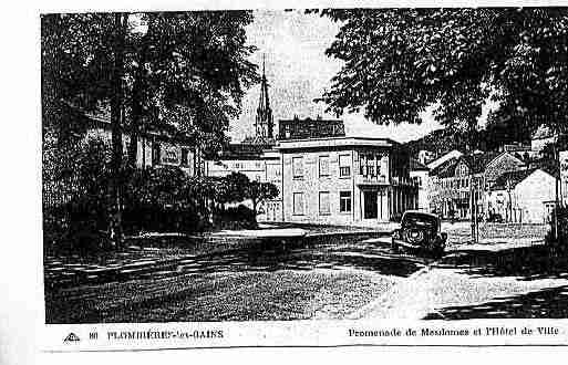 Ville de PLOMBIERES Carte postale ancienne
