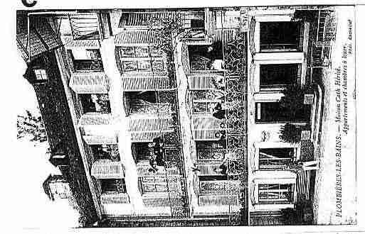 Ville de PLOMBIERES Carte postale ancienne