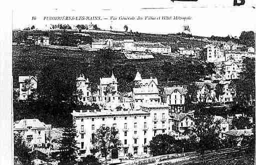Ville de PLOMBIERES Carte postale ancienne