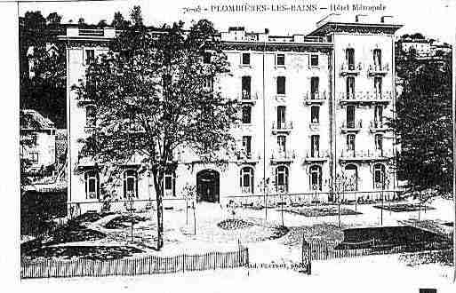 Ville de PLOMBIERES Carte postale ancienne