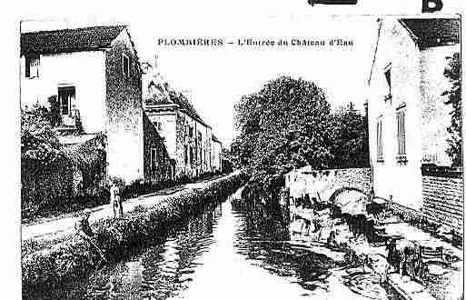 Ville de PLOMBIERES Carte postale ancienne