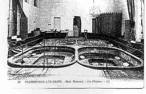 Ville de PLOMBIERES Carte postale ancienne