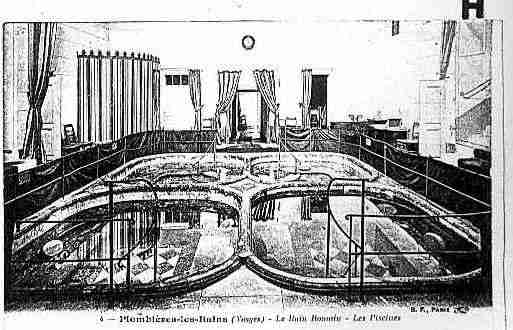 Ville de PLOMBIERES Carte postale ancienne